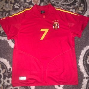 Spain soccer jersey #7 Raul